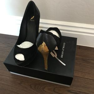 Brian Atwood black heels